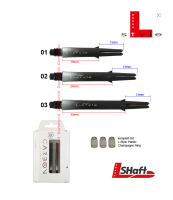 L-STYLE L-Shaft Carbon Lock Straight TwoTone Silber