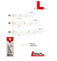 L-STYLE L-Shaft Silent Straight White (drehbares Top)