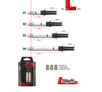 L-STYLE L-Shaft Carbon Silent Straight White (drehbares Top)